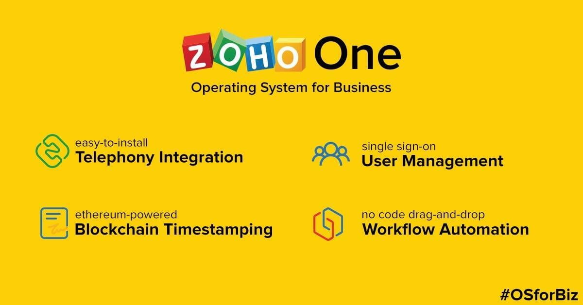 İşletmenizin İşletim Sistemi Zoho One Artık Daha Güçlü ve Çok Yönlü